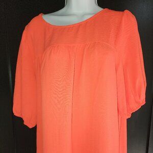 Betseys Coral Blouse Sz L